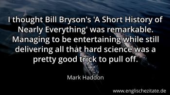 Englisches Zitat von Mark Haddon als Bild