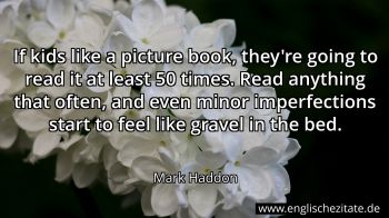 Englisches Zitat von Mark Haddon als Bild