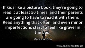 Englisches Zitat von Mark Haddon als Bild