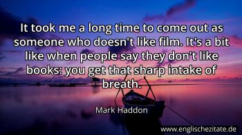 Englisches Zitat von Mark Haddon als Bild