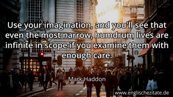 Englisches Zitat von Mark Haddon als Bild
