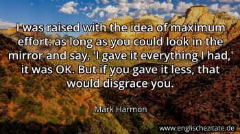 Englisches Zitat von Mark Harmon als Bild