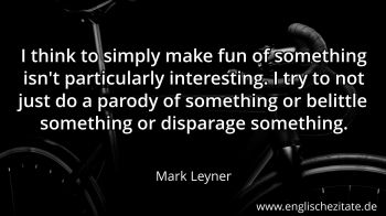 Englisches Zitat von Mark Leyner als Bild