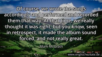 Englisches Zitat von Mark McGrath als Bild
