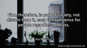 Englisches Zitat von Mark Poster als Bild