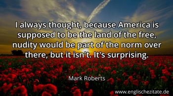 Englisches Zitat von Mark Roberts als Bild