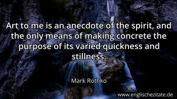 Englisches Zitat von Mark Rothko als Bild
