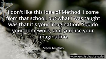 Englisches Zitat von Mark Ruffalo als Bild