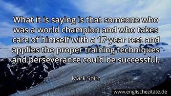 Englisches Zitat von Mark Spitz als Bild