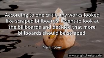 Englisches Zitat von Mark Tobey als Bild