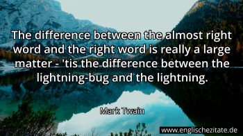 Englisches Zitat von Mark Twain als Bild