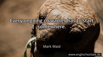 Englisches Zitat von Mark Waid als Bild