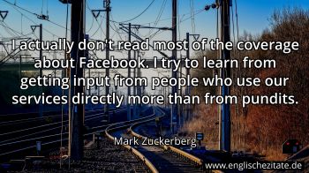 Englisches Zitat von Mark Zuckerberg als Bild