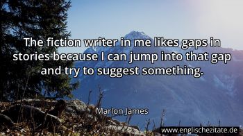 Englisches Zitat von Marlon James als Bild