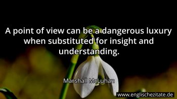 Englisches Zitat von Marshall McLuhan als Bild