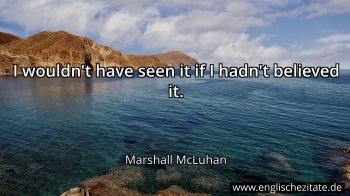 Englisches Zitat von Marshall McLuhan als Bild
