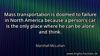 Englisches Zitat von Marshall McLuhan als Bild