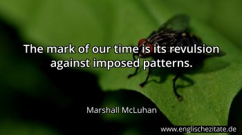 Englisches Zitat von Marshall McLuhan als Bild
