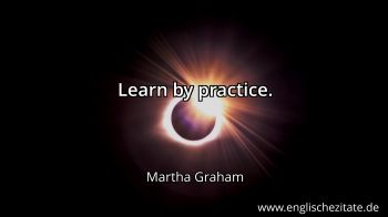 Englisches Zitat von Martha Graham als Bild