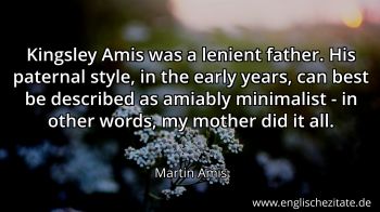 Englisches Zitat von Martin Amis als Bild