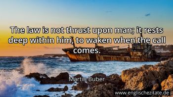 Englisches Zitat von Martin Buber als Bild