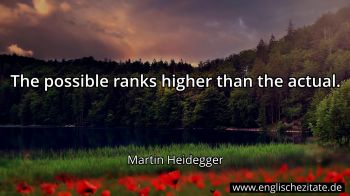 Englisches Zitat von Martin Heidegger als Bild