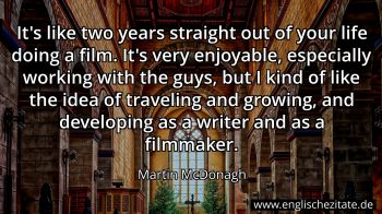 Englisches Zitat von Martin McDonagh als Bild