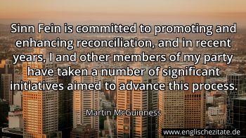 Englisches Zitat von Martin McGuinness als Bild