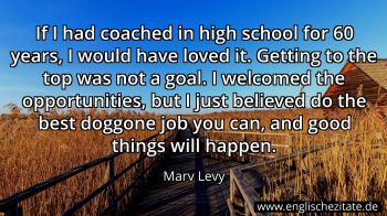 Englisches Zitat von Marv Levy als Bild