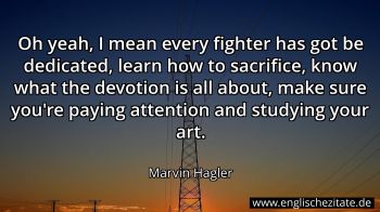 Englisches Zitat von Marvin Hagler als Bild