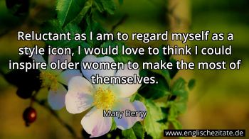 Englisches Zitat von Mary Berry als Bild