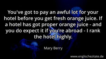 Englisches Zitat von Mary Berry als Bild
