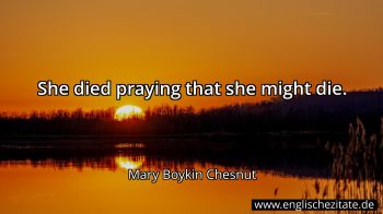 Englisches Zitat von Mary Boykin Chesnut als Bild