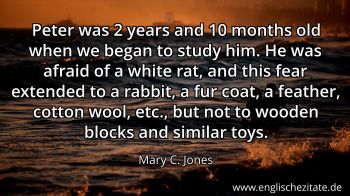 Englisches Zitat von Mary C. Jones als Bild