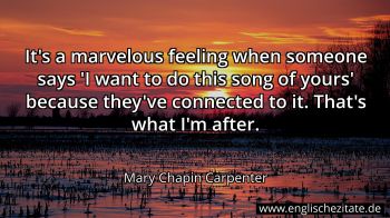 Englisches Zitat von Mary Chapin Carpenter als Bild