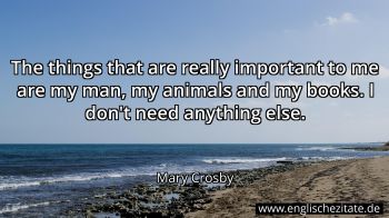 Englisches Zitat von Mary Crosby als Bild