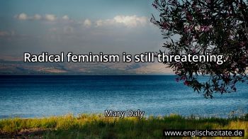 Englisches Zitat von Mary Daly als Bild