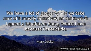 Englisches Zitat von Mary Decker als Bild