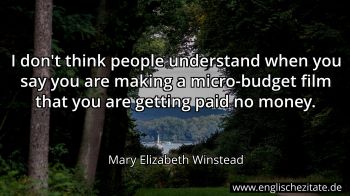Englisches Zitat von Mary Elizabeth Winstead als Bild