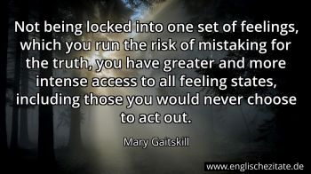 Englisches Zitat von Mary Gaitskill als Bild