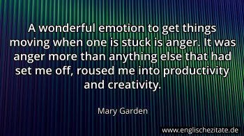 Englisches Zitat von Mary Garden als Bild