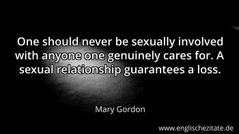 Englisches Zitat von Mary Gordon als Bild