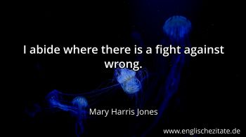 Englisches Zitat von Mary Harris Jones als Bild