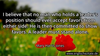 Englisches Zitat von Mary Harris Jones als Bild
