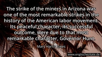 Englisches Zitat von Mary Harris Jones als Bild