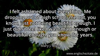 Englisches Zitat von Mary J. Blige als Bild