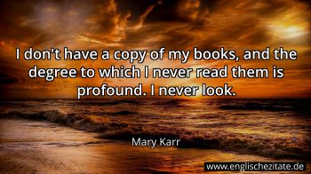 Englisches Zitat von Mary Karr als Bild