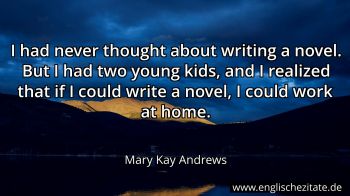 Englisches Zitat von Mary Kay Andrews als Bild