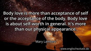 Englisches Zitat von Mary Lambert als Bild