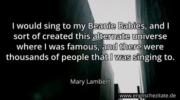 Englisches Zitat von Mary Lambert als Bild